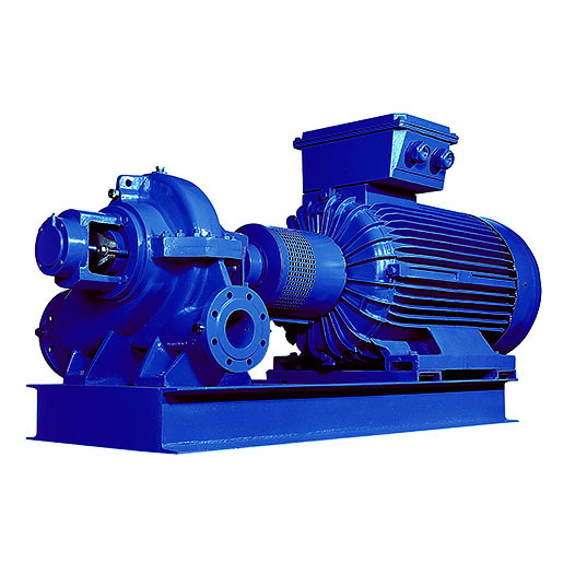 Насос стандартный, конструкции SPLIT CASE фирмы DP-Pumps (DPAS) с давлением всасывания 0,7 атм Как продлить срок службы насоса при правильном обслуживании подшипников насосов. Практические рекоммендации.